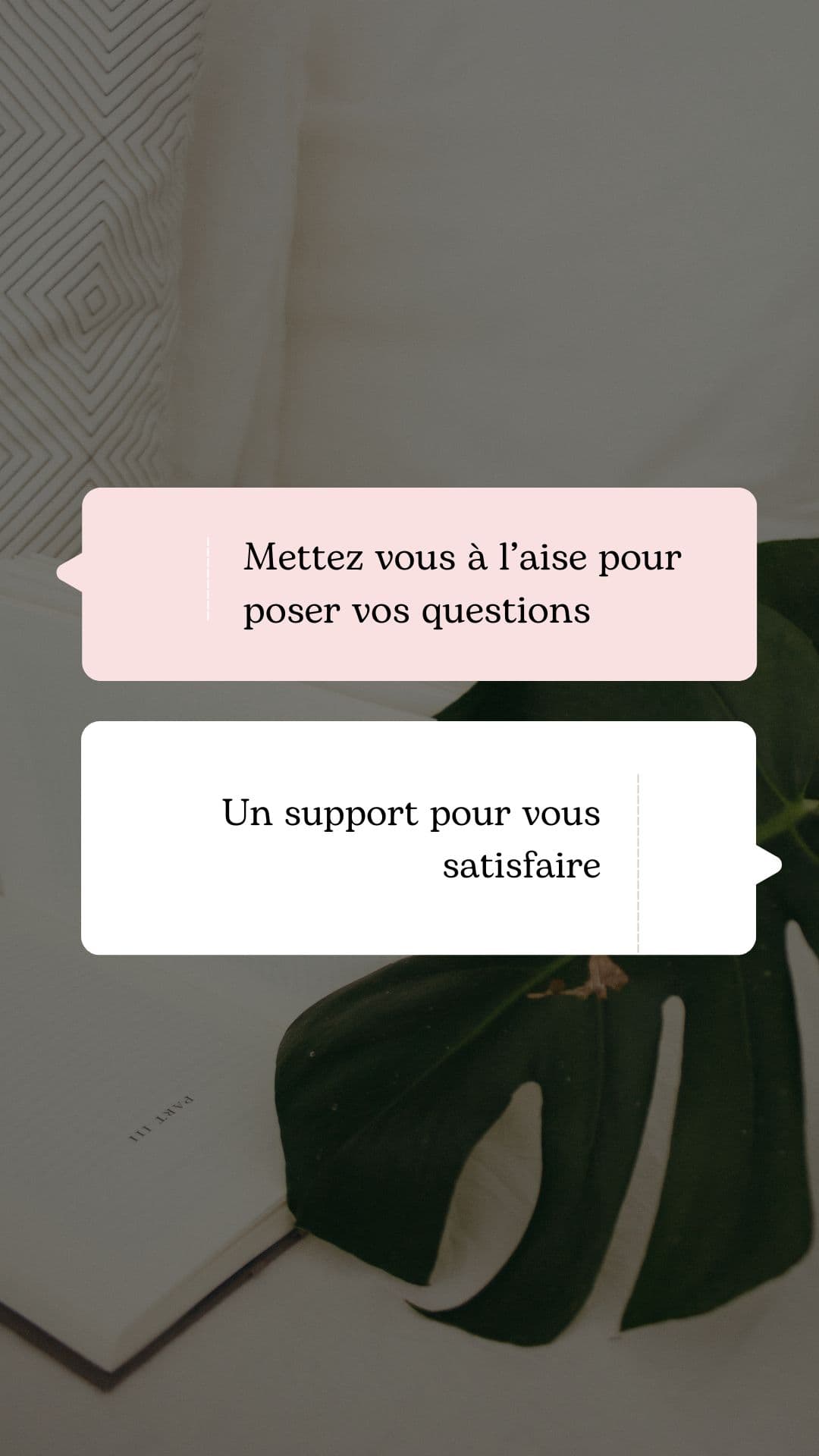 Service client personnalisé et accompagnement dédié